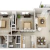 Floor plan: B1 Garden