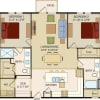 Floor plan: B2D