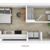 Floor plan: Studio D