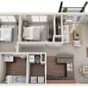 Floor plan: 2x1B