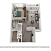 Floor plan: 1DR