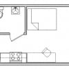 Floor plan: Studio C