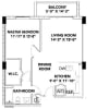Floor plan: Model AM