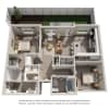 Floor plan: Two Bedroom