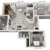 Floor plan: Plan B2A