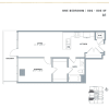 Floor plan: One Bedroom A1