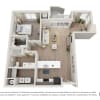 Floor plan: 1x1-815