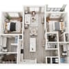Floor plan: B11 - 2x2