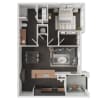 Floor plan: 1 Bed 1 Bath