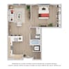 Floor plan: 1E
