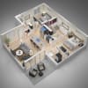 Floor plan: Two Bedroom