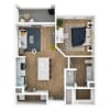 Floor plan: A1 80%