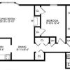 Floor plan: 2 Bedroom