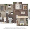 Floor plan: Three Bedroom - 3A