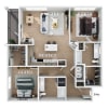 Floor plan: B3