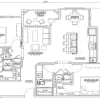 Floor plan: Two Bedrooms/Two Baths