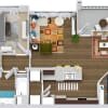 Floor plan: Lantana with Study