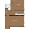 Floor plan: One Bedroom