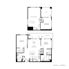 Floor plan: 2BR/2BA B4 LOFT