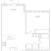Floor plan: 1 Bed/1 Bath-A3
