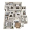 Floor plan: A2 Modern