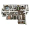 Floor plan: D - 3 Bed 2 Bath