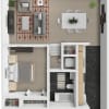 Floor plan: Lecturn Loft - West Tech Terrace - Bookworms Retreat