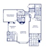 Floor plan: 2BR