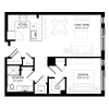 Floor plan: 1 Bed/1 Bath-1B