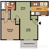 Floor plan: One Bedroom