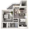 Floor plan: A1 Deluxe