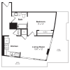 Floor plan: A5 1Bed1