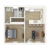 Floor plan: 1-1-1