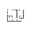 Floor plan: 1 Bedroom - C7