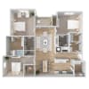 Floor plan: 3 Bedroom Deluxe	