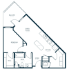 Floor plan: A3 - One Bedroom