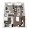 Floor plan: One Bedroom A1C