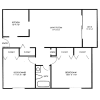 Floor plan: 2 BRM 