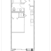 Floor plan: Open 1 Bed 1 Bath  O2