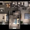 Floor plan: Sausalito 2x1.5