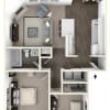 Floor plan: 2x1