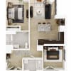 Floor plan: 2 Bed/2 Bath-B9 ADA