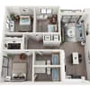 Floor plan: B15D