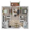 Floor plan: 2B
