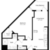 Floor plan: A8 | 1 Bed | 1 Bath