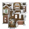 Floor plan: Pinion with Detached Garage