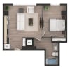 Floor plan: 1BD1i