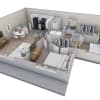 Floor plan: 2-1 BR Retreat Courtyard