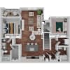 Floor plan: The Crossing (B1U)