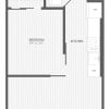 Floor plan: 1 Bed/1 Bath-Jr B East Medley